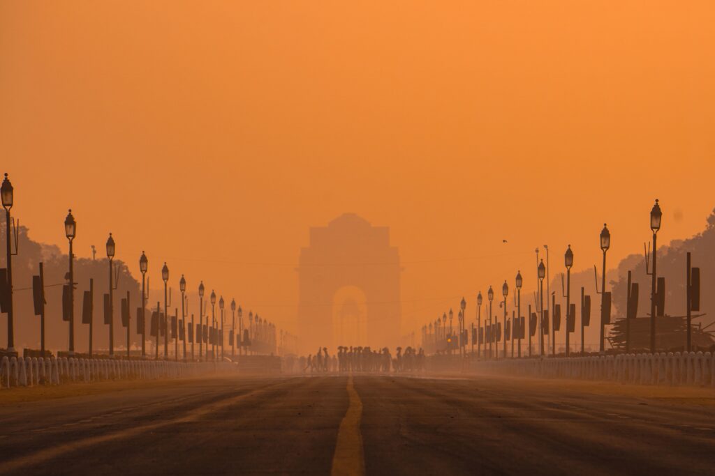 India Gate sunrise, Delhi travel guide, war memorial India, morning view monument, famous landmark Delhi, historic place India, national monument India, Delhi tourism spot, India Gate photography, capital city sightseeing