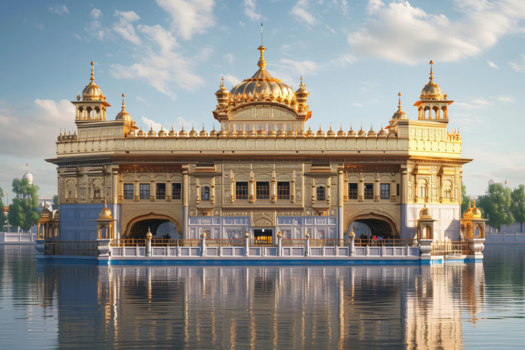 Golden Temple Amritsar, Sikh pilgrimage site, heritage monument India, Amritsar travel guide, world heritage day, famous Indian temple, Punjab tourist place, temple reflection water, spiritual travel India, historic architecture Punjab